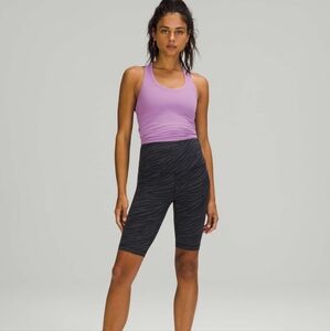 Lululemon Cool Racerback Tank Cropped Top *Nulu Wisteria Purple